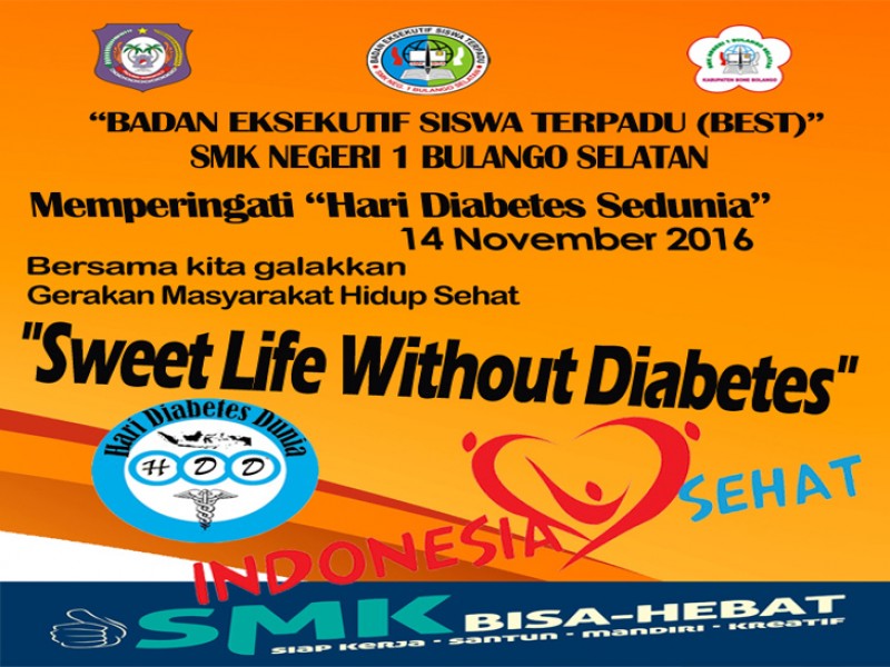 BEST SMK N 1 Bulango Selatan memperingati HKN dan Diabetes Sedunia Tahun 2016